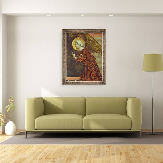 Tablou inramat - Tommaso Masolino da Panicale - Arhanghelul Gavriil, 60 x 80 cm - 2- Roveli