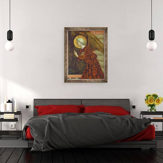 Tablou inramat - Tommaso Masolino da Panicale - Arhanghelul Gavriil, 60 x 80 cm - 3- Roveli
