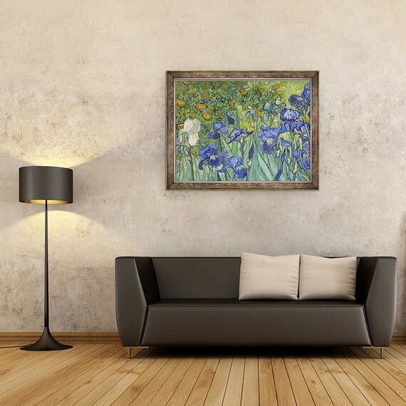 Tablou inramat - Vincent van Gogh - Irisi II, 60 x 80 cm - 2- Roveli