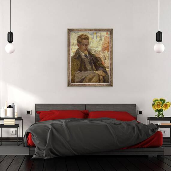 Tablou inramat - Leonid Osipovic Pasternak - Rilke in Moscova, 60 x 80 cm - 3- Roveli