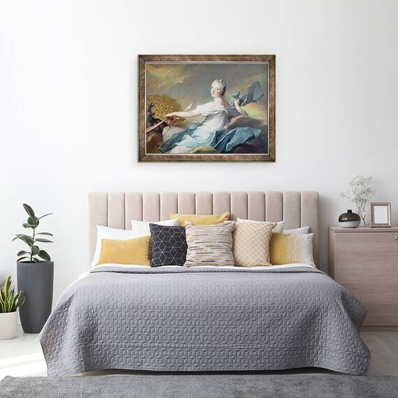 Tablou inramat - Jean-Marc Nattier - Adelaide de France, ca element al Air, 60 x 80 cm - 3- Roveli