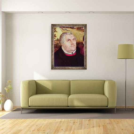 Tablou inramat - Scoala germana - Martin Luther, 60 x 80 cm - 2- Roveli
