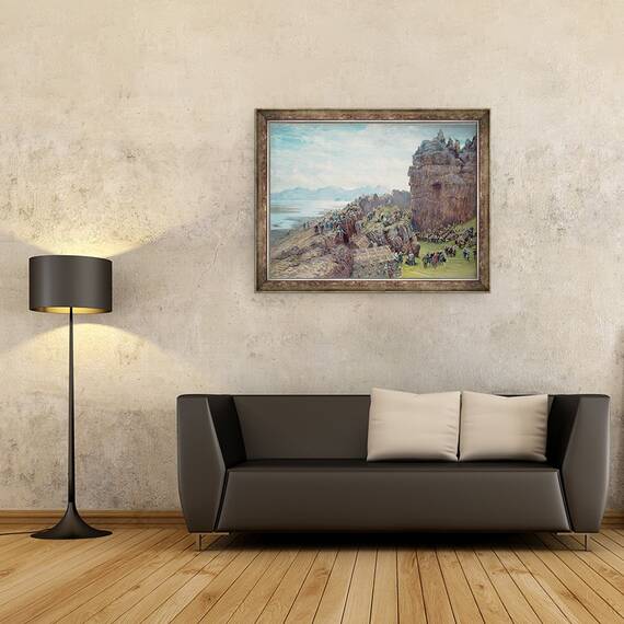 Tablou inramat - William Gersham Collingwood - Althing in sesiune, 60 x 80 cm - 2- Roveli