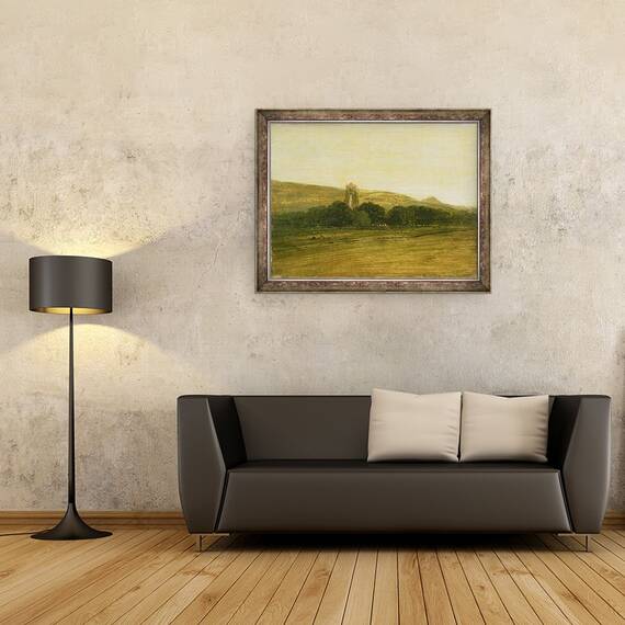 Tablou inramat - Thomas Girtin - Prioria Guisborough, 60 x 80 cm - 2- Roveli