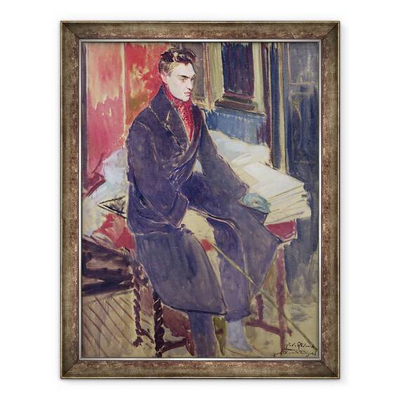 Tablou inramat - Jacques-Emile Blanche - Portretul lui Raymond Radiguet 1903-23, 60 x 80 cm - - Roveli