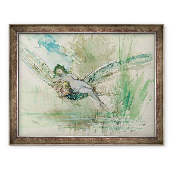 Tablou inramat - Gustave Moreau - Libelula, 60 x 80 cm - - Roveli
