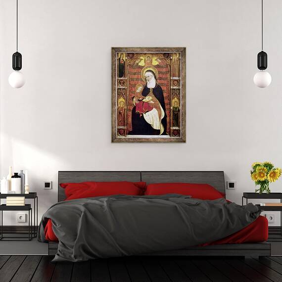Tablou inramat - Ramon Destorrents - Sfanta Ana si Fecioara, 60 x 80 cm - 3- Roveli