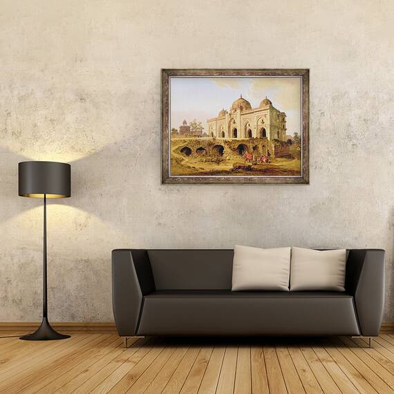 Tablou inramat - Robert Smith - Masjid Qal A-l-kuhna, Purana Qila, Delhi, 60 x 80 cm - 2- Roveli
