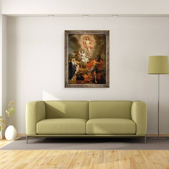 Tablou inramat - Noel Coypel - invierea lui Hristos, 70 x 90 cm - 2- Roveli