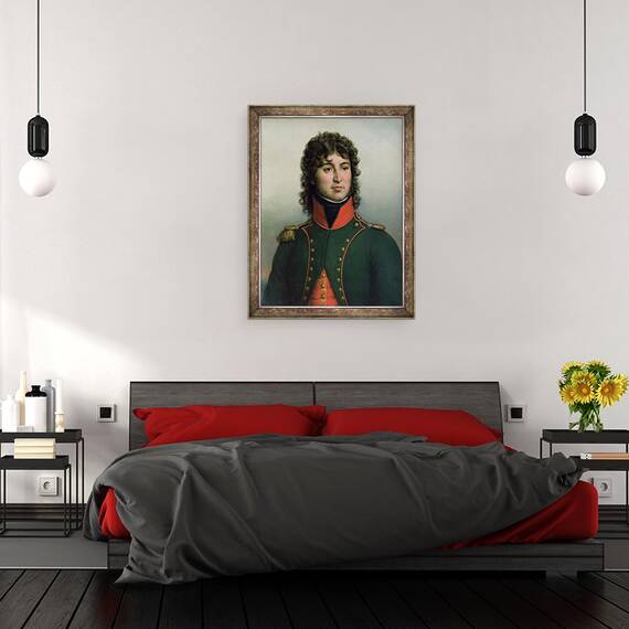 Tablou inramat - Paulin Jean Baptiste Guerin - Portretul lui Joachim Murat 1767-1815 Regele Napoli, 70 x 90 cm - 3- Roveli