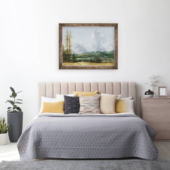 Tablou inramat - Allart van Everdingen - Peisaj deal, 70 x 90 cm - 3- Roveli
