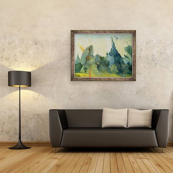 Tablou inramat - Hieronymus Bosch - Gradina deliciilor Pamantesti VIII, 70 x 90 cm - 2- Roveli