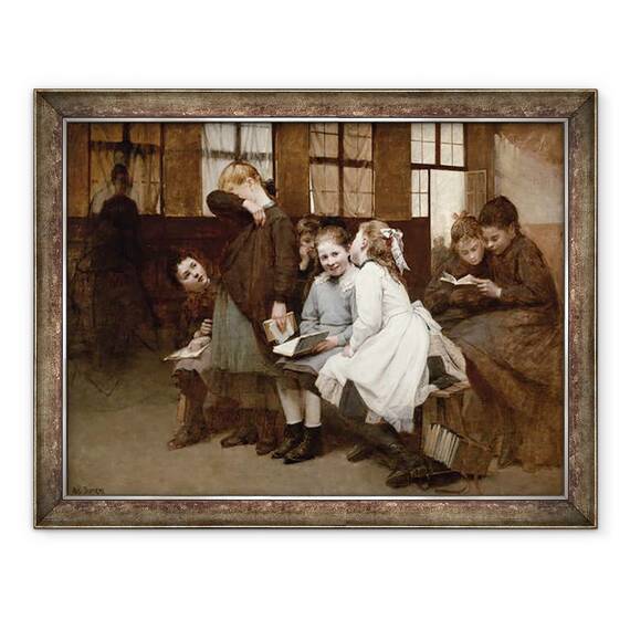 Tablou inramat - Auguste Joseph Trupheme - in detentie, 70 x 90 cm - - Roveli