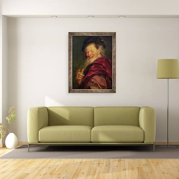 Tablou inramat - Antoine Coypel - Democrit c.460-c.370 i.Hr. 1692, 70 x 90 cm - 2- Roveli