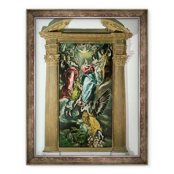 Tablou inramat - El Greco - Adormirea Maicii Domnului, 70 x 90 cm - - Roveli