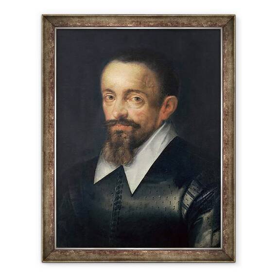 Tablou inramat - Hans von Aachen - Johannes Kepler, 70 x 90 cm - - Roveli