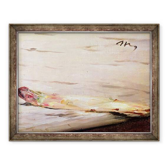 Tablou inramat - Edouard Manet - Asparagus, 70 x 90 cm - - Roveli