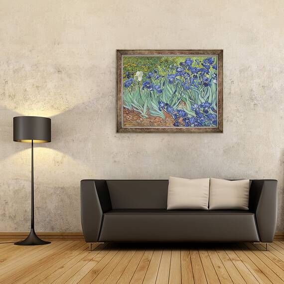 Tablou inramat - Vincent van Gogh - Irisi I, 70 x 90 cm - 2- Roveli