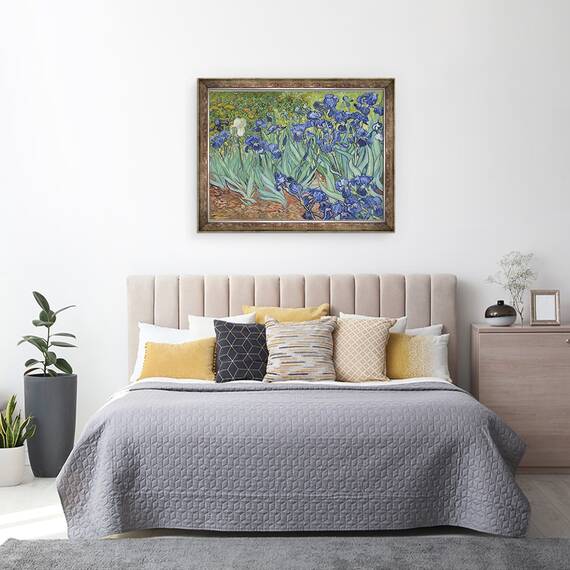 Tablou inramat - Vincent van Gogh - Irisi I, 70 x 90 cm - 3- Roveli