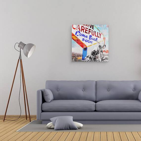 Tablou canvas - Diverse, Diferit, Motor, Culoare, 90 x 90 cm - 2- Roveli