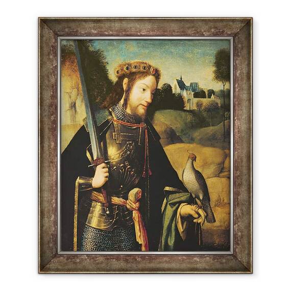 Tablou inramat - Sint Jans - Saint Bavo, 50 x 60 cm - - Roveli