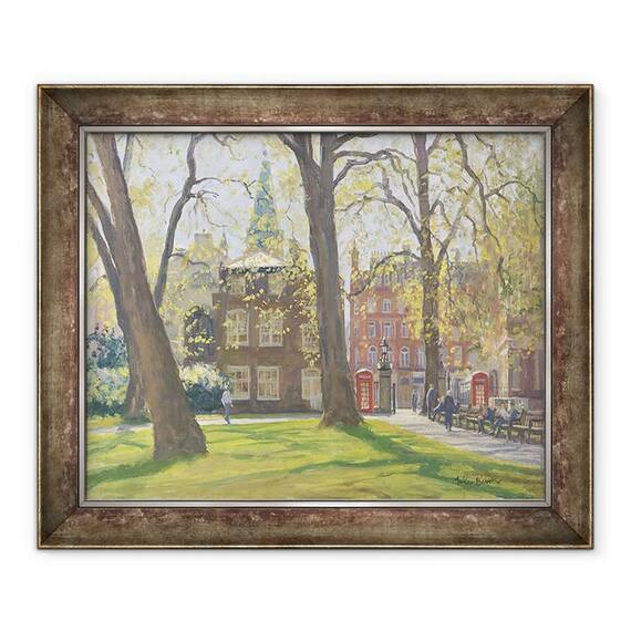 Tablou inramat - Julian Barrow - Mount Street Gardens, 50 x 60 cm - - Roveli