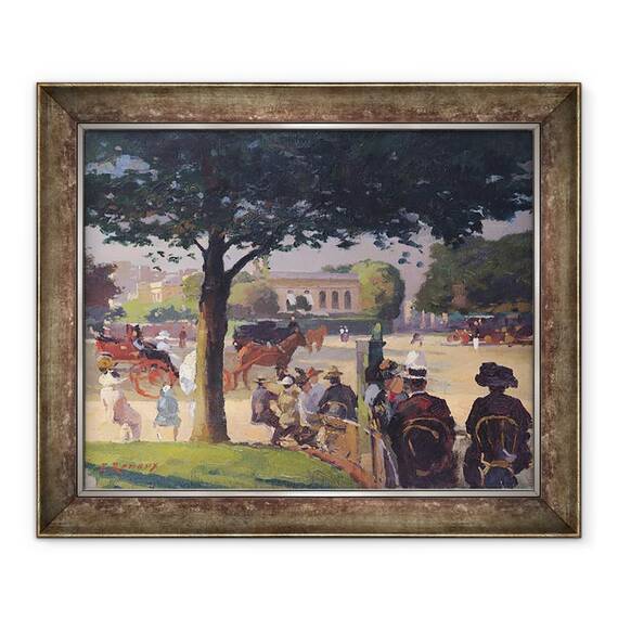 Tablou inramat - Jules Ernest Renoux - Trandafirul Palatului, 50 x 60 cm - - Roveli