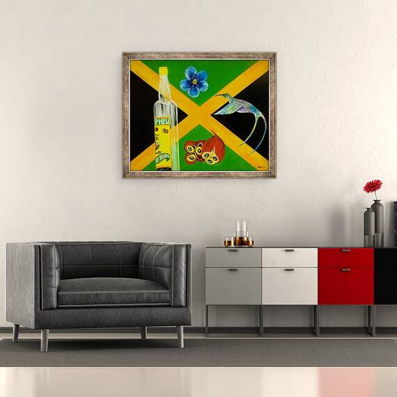 Tablou inramat - Ikahl Beckford - Independence, 50 x 60 cm - 2- Roveli
