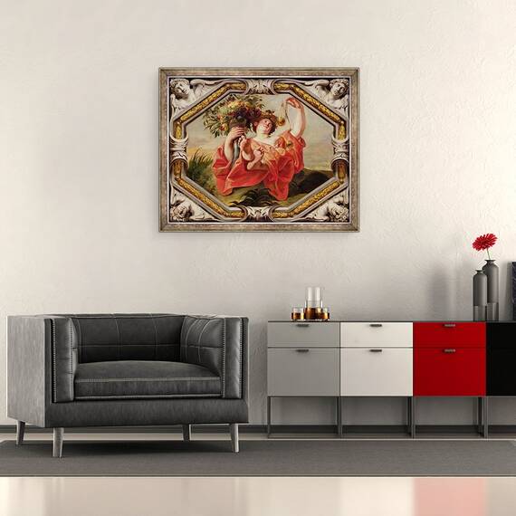 Tablou inramat - Jacob Jordaens - Libra, 50 x 60 cm - 2- Roveli