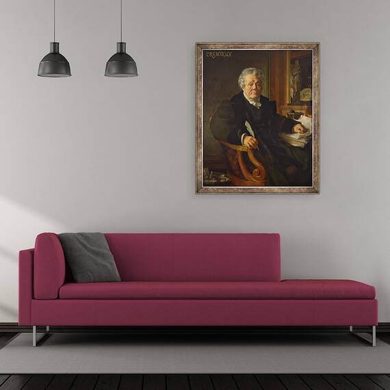 Tablou inramat - Jean Jules Antoine Lecomte du Nouy - Adolphe Cremieux, 50 x 60 cm - 2- Roveli
