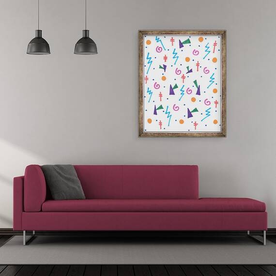 Tablou inramat - Daisy de Villeneuve - Simboluri, 50 x 60 cm - 2- Roveli