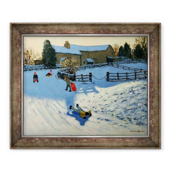 Tablou inramat - Andrew Macara - Copii Sanie, Monyash, 50 x 60 cm - - Roveli