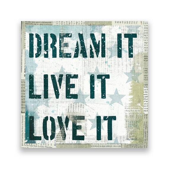 Tablou Canvas - USA, Mesaj Motivational, 60 x 60 cm - - Roveli