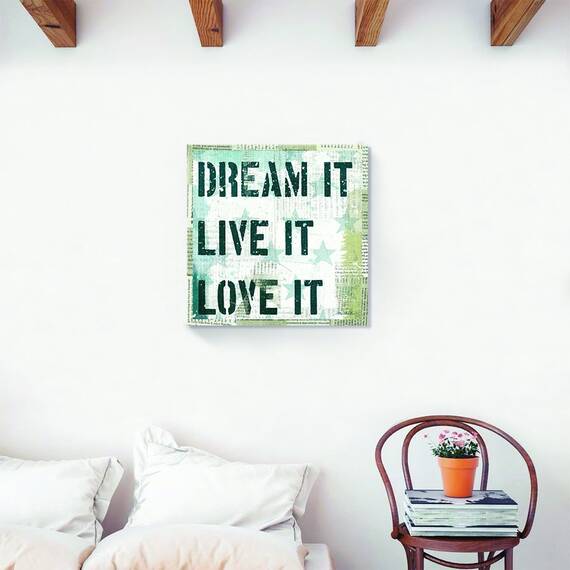 Tablou Canvas - USA, Mesaj Motivational, 60 x 60 cm - 2- Roveli