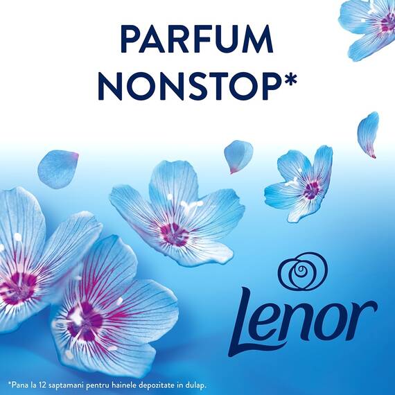 Perle parfumate pentru rufe Lenor Spring Awakening, 270 g, parfum nonstop pana la 12 saptamani, note de paciuli si flori de primavara, pentru toate tipurile de tesaturi - 3- Roveli
