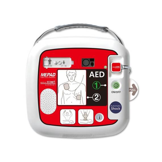 Defibrilator extern complet automat pentru adulti si copii, ME PAD auto, 30.10-4600A - - Roveli