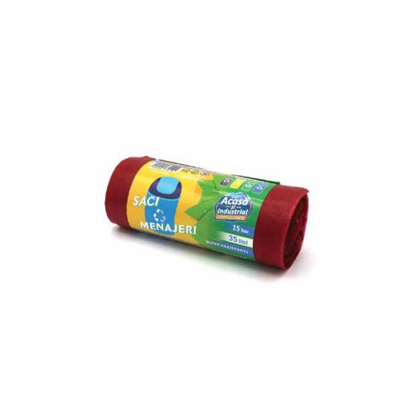 Saci menajeri colorati 15 buc/35 litri - 5- Roveli