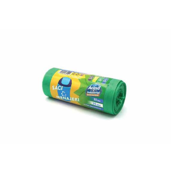 Saci menajeri colorati 15 buc/35 litri - 4- Roveli