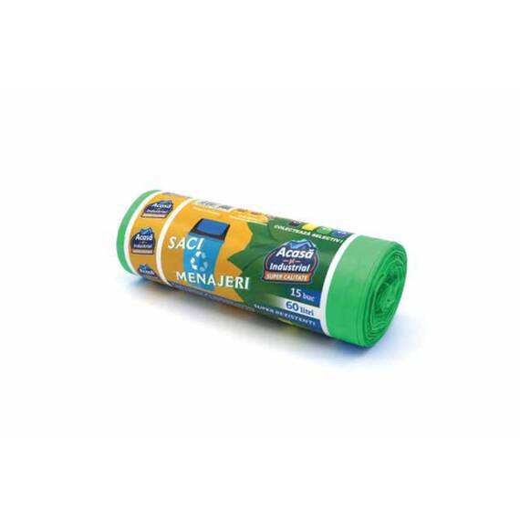 Saci menajeri colorati 15 buc/60 litri - 4- Roveli