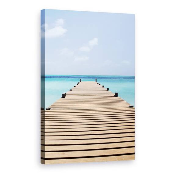 Tablou Canvas - Natura, Peisaj, Mare, Apa Limpede, Cer Albastru, Marime: 40 x 60 cm - - Roveli