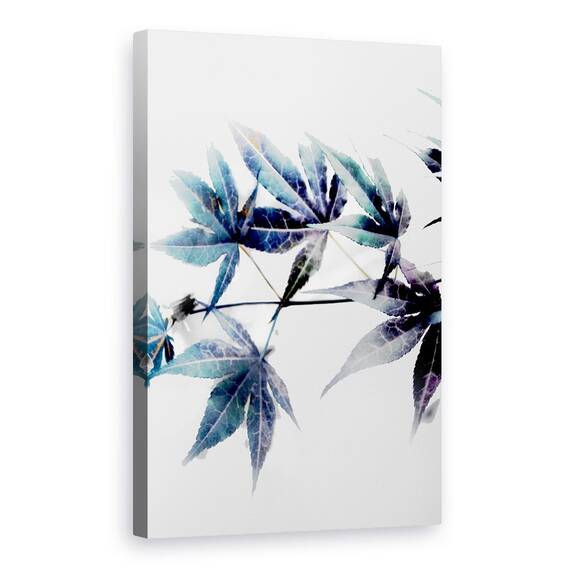Tablou Canvas - Natura, Planta, Artar Albastru, Pictura II, Marime: 40 x 60 cm - - Roveli