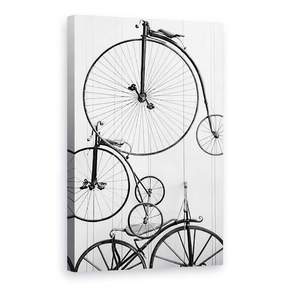Tablou Canvas - Obiecte, Vehicul, Bicicleta, Retro, Marime: 40 x 60 cm - - Roveli