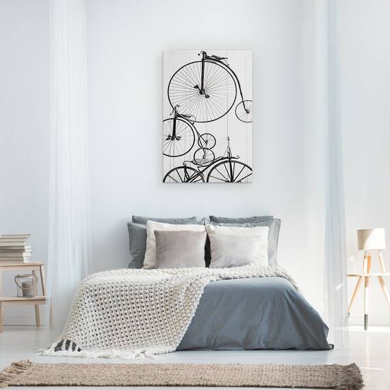 Tablou Canvas - Obiecte, Vehicul, Bicicleta, Retro, Marime: 40 x 60 cm - 3- Roveli