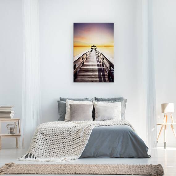 Tablou Canvas - Peisaj, Natura, Mare, Dig, Apus, Marime: 60 x 90 cm - 3- Roveli