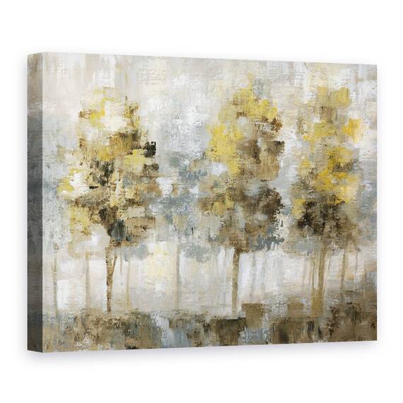 Tablou canvas - Rezumat, Copaci, Toamna, Pictura, Marime: 50 x 70 cm - - Roveli