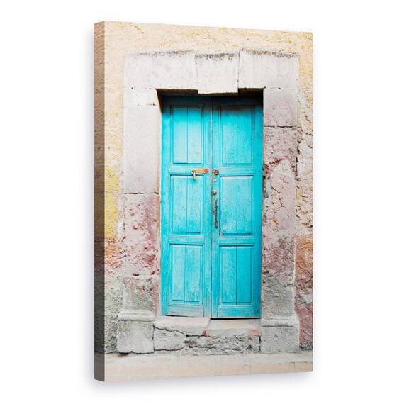 Tablou Canvas - Usa Albastra, Topaz, Mediterana, Marime: 60 x 90 cm - - Roveli