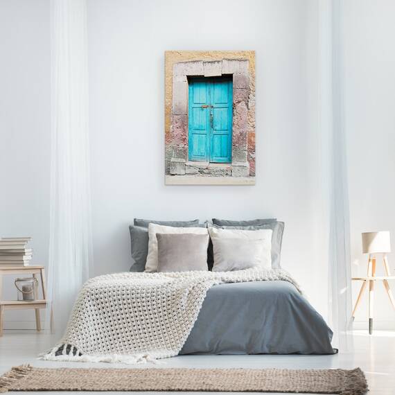 Tablou Canvas - Usa Albastra, Topaz, Mediterana, Marime: 60 x 90 cm - 3- Roveli