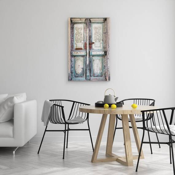 Tablou Canvas - Usa Baltica, Modele, Albastru, Alb, Violet, Marime: 60 x 90 cm - 4- Roveli