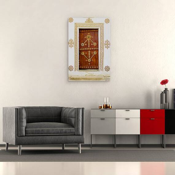Tablou Canvas - Usa Ornata, Maro, Aurit, Marime: 40 x 60 cm - 2- Roveli