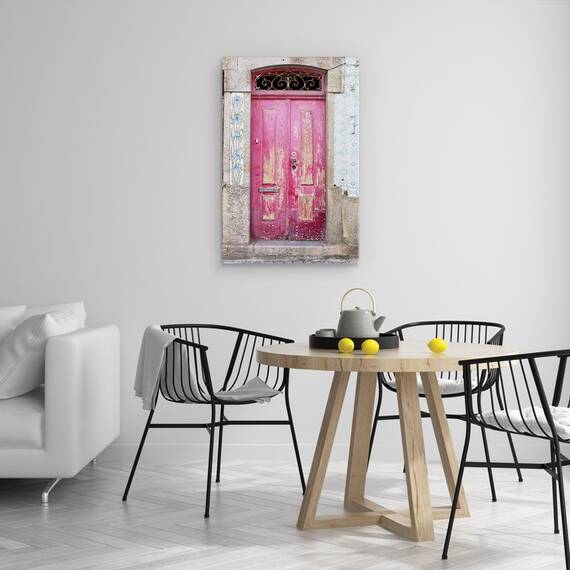 Tablou Canvas - Usa Portugheza, Purtata, Violet, Marime: 60 x 90 cm - 4- Roveli